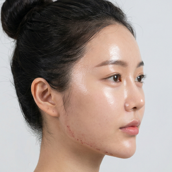 下颌缘线雕术后