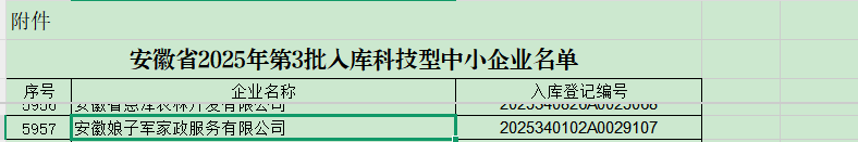 安徽省科技型中小企业入库认证